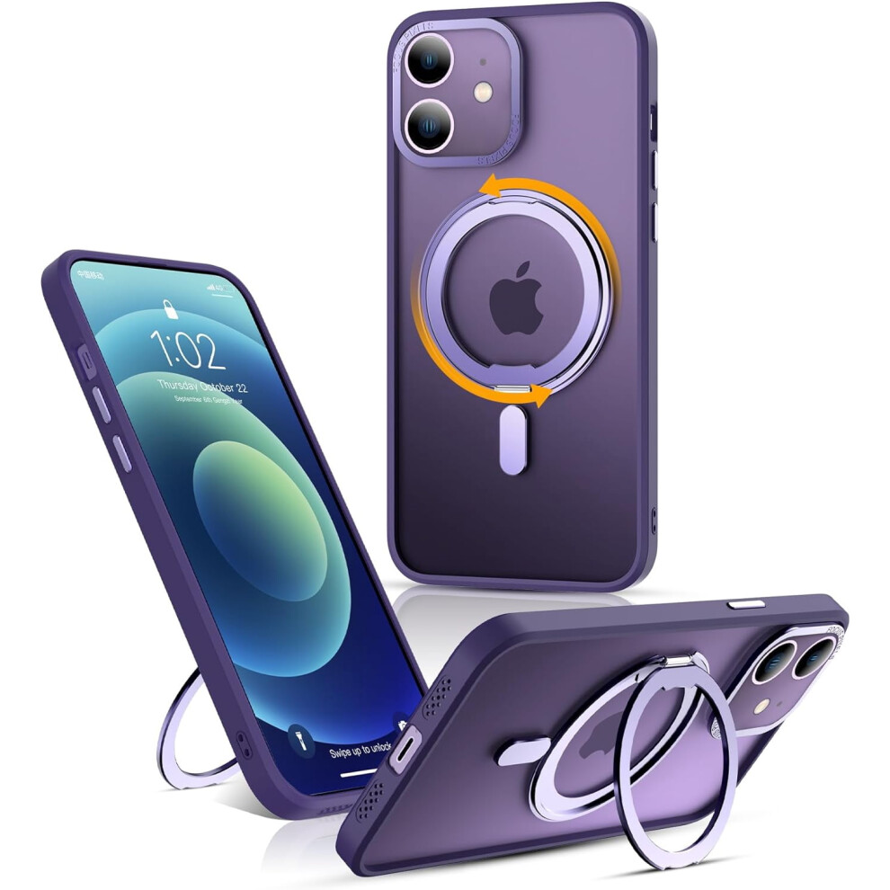 Iphone 11 Pro Case Military-Grade Translucent With Purple 9152228055315
