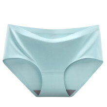 Women's Ice Silk Seamless Panties Mid-Rise 1 Pack