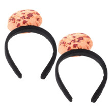 FRCOLOR Cookie Headband for Girls 2 pcs