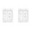 Recessed Outlet Box Kit for TV Power and Low Voltage Cables 1