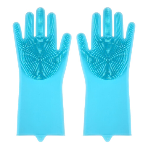 Silicone Dishwashing Gloves Reusable 1 Pair
