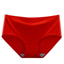 Women's Ice Silk Seamless Panties Mid-Rise 1 Pack