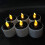 Solar LED Tealight Candle with Flickering Flame Effect 1