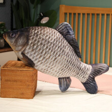 3D Soft Fish Plush Pillow Decor 23.6 Inch Crucian Carp 1