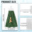 Gingerbread Man Hanging Dish Towels 3-Pack Soft 7