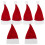 Mini Christmas Hats Red and White 10 Pcs 1