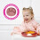 BIBaDO  Silicone Suction Divider Plate Blush  Toddler Plates  Help Dev 5