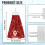 Christmas Deer Snowflake Kitchen Towels with Snap Button 7