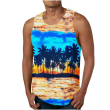 Men's Graphic Tank Top Sleeveless Summer Fashion