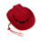 Kids Western-style pork pie hat with star studs, adjustable 1