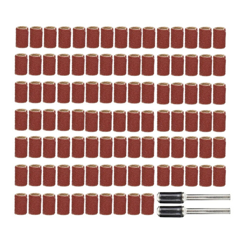 Sanding Drums Kit for Drill with Mandrels 102 pcs