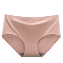 Women's Ice Silk Seamless Panties Mid-Rise 1 Pack