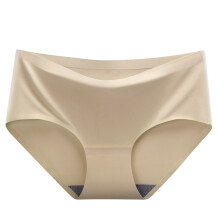 Women's Ice Silk Seamless Panties Mid-Rise