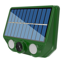 Solar Powered Ultrasonic Animal Repellent 500mAh Animal Deterrent Repellent USB Charging for Repel Mouse Coyote Deer