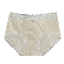 Cotton High-Waisted Women's Bikini Panties Pack with Lace