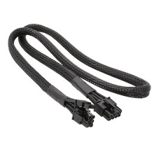 Kabel Zasilający GPU PCIe 8PIN do 8PIN (6+2)Pin dla MSI MAG A850GL ATX3.0 A750GL ATX3.0 A850GL (Biały) ATX3.0 80 cm