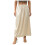 Women's satin-lace underskirt beige half-length 2