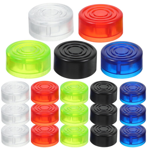 Guitar Pedal Knobs ABS Navy Blue 20 pcs 0.90x0.90x0.43 in