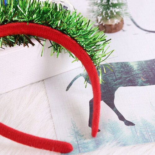 Green Christmas Spotlight Headband 4-Pack 1
