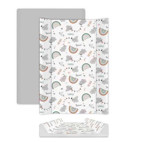 Wedge Changing Mat Baby Changing Mat Anti Roll Waterproof Raised Edges 1