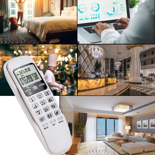 KX-T888CID Corded Phone Caller ID White 2