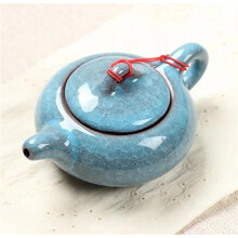 Red Teapot Chinese Traditional Ice Crack Glaze