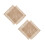 Washable Burlap Placemats Jute Rustic 4-Pack 4