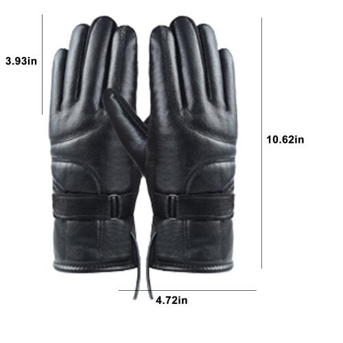 Rechargeable Heated Gloves Waterproof Windproof for Men and 2