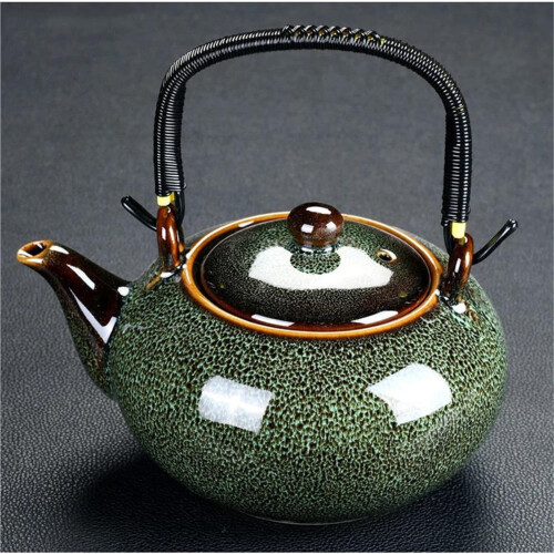 Ceramic teapot vintage celadon 700 ml
