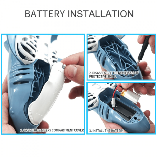 Remote Control Shark Toy Waterproof RC Boat for Kids 1