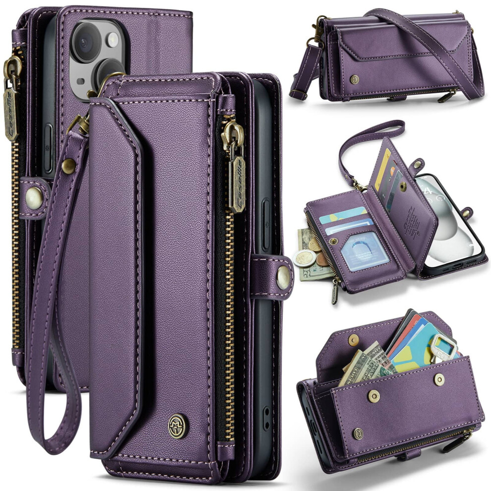 Iphone 15 Crossbody Wallet Case With Rfid Blocking And 941196120663
