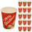Christmas Disposable Cups 16 pcs Hot and Cold Compatible 1
