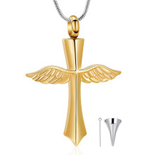 Cross Urn Necklace Ashes Keepsake Pendant