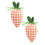 Carrot Easter Gift Bags with Drawstring 2PCS 1