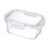 Airtight Rectangular Food Storage Containers – Clear 1