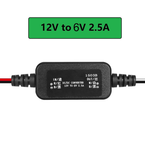 DC-spanningsverlager 12V naar 6V 2,5A step-down voedingsmodule