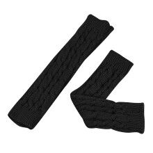 Arm Warmers for Women Knitted Fingerless Gloves with Thumb