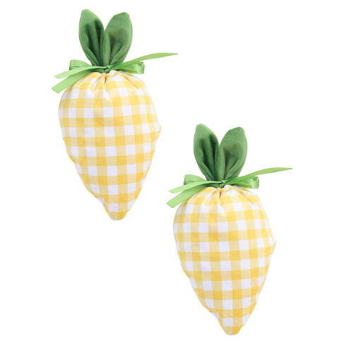 Carrot Easter Gift Bags with Drawstring 2PCS