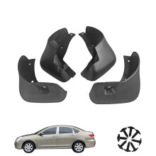 Car Mud Guards for Nissan Sunny 2011–2014 Front Rear