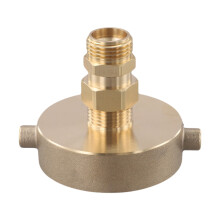 Adaptateur pour tuyau d'incendie en laiton 2-1/2NST/NH femelle vers 3/4