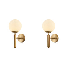 2X Modern Indoor Wall Light Lamp Suitable for Bedroom Bedside Living Room Home Decor Light Fixture