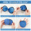 Nylon Foldable Flying Disc Fans 8 Colors 24 Pcs 2