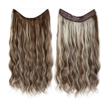 Clip-In Hair Extensions Curly Wavy 16 inch Beach Blonde