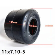 Go Kart Tires 10x4.50-5 and 11x7.10-5 Tubeless Front Rear