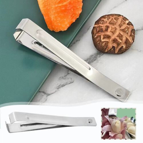 Stainless Steel Garlic Peeler Set 2-Piece