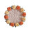 Gehäkelte Blumenuntersetzer, Vintage-Rosen-Design, 4er-Pack 2