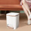 Step-On Trash Can 12-Gallon Foot Pedal Lid Kitchen Office 1