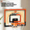 Indoor Mini Basketball Hoop with Electronic Scoreboard, 5