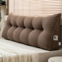 Triangular Headboard Pillow PP Cotton Lumbar Support with