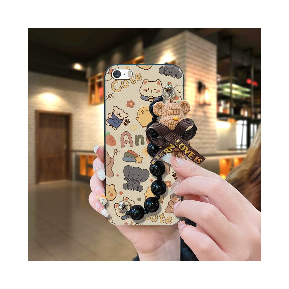 Bear Cartoon Silicone Phone Case For Iphone 5/5S/Se 9180435705006